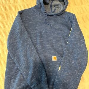 NWOT Carhartt Heathered Blue Hoodie